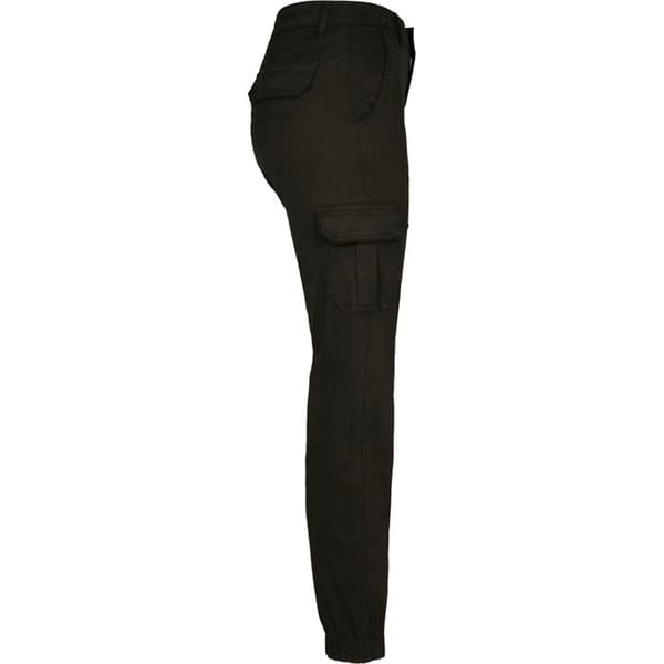 Dambyxor - Urban Classic - Cargo - Hög midja - Oljefärg - Elastiska muddar
