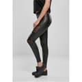 Miniatyrbild 3 av 6: Legging dam - Urban Classics - Svart - Syntetiskt läder - Transparent nät - Perfekt passform