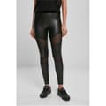 Miniatyrbild 2 av 6: Legging dam - Urban Classics - Svart - Syntetiskt läder - Transparent nät - Perfekt passform