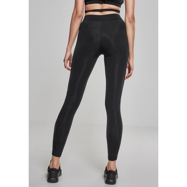Damleggings - Urban Classic - mesh biker - Höga midjan - Svart - Maskintvätt