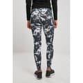 Miniatyrbild 4 av 6: Leggings för kvinnor - Urban Classics - Tie Dye - Svart/Vit - Hög midja - Jersey stretch