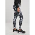 Miniatyrbild 5 av 6: Leggings för kvinnor - Urban Classics - Tie Dye - Svart/Vit - Hög midja - Jersey stretch