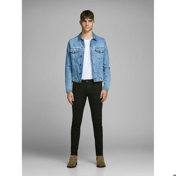 Jean Skinny - Jack &amp; Jones - Iliam Original 009 - Svart - Standardstorlek - Herr