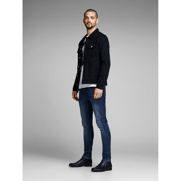 Jean Skinny - Jack & Jones - Iliam Original 014 - Tvättad - Stretch - Herr