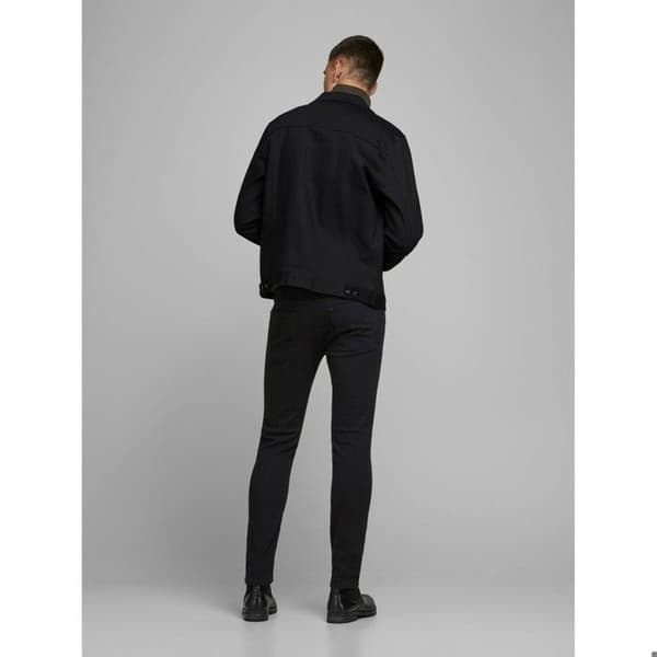 Jean Slim - Jack & Jones - Glenn Original 816 - Svart - Låg midja - Bekväm Stretch