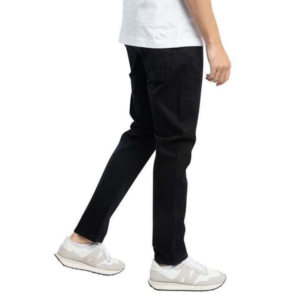 Jean Slim - Jack & Jones - Glenn Original 816 - Svart - Låg midja - Bekväm Stretch