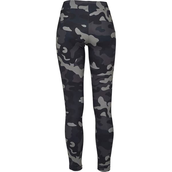Leggings dam - Urban Classics - Camo Tech - Svart - Mesh-inlägg - Hög midja