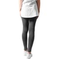 Miniatyrbild 2 av 5: Leggings dam - URBAN CLASSICS - Klippt knä - Svart - Bekväm - Mjuk tyg