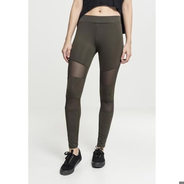 Tights dam - Urban Classic - Nät - Svart - Elastisk midja - Kamouflagemönster