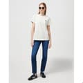 Miniatyrbild 3 av 3: Slimjeans dam - Wrangler - Blå denim - Elastisk - Miljöanpassad - Standardstorlek