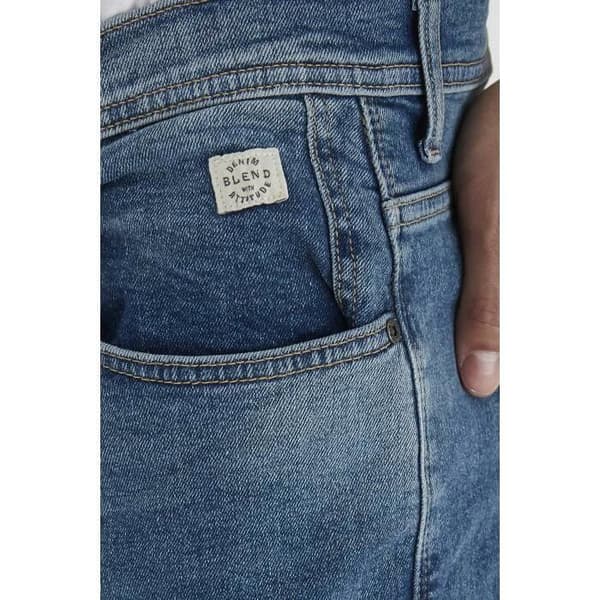 Jeans - Blandning - Vriden snitt - Denim Ljusblå - Standard storlek - Unisex