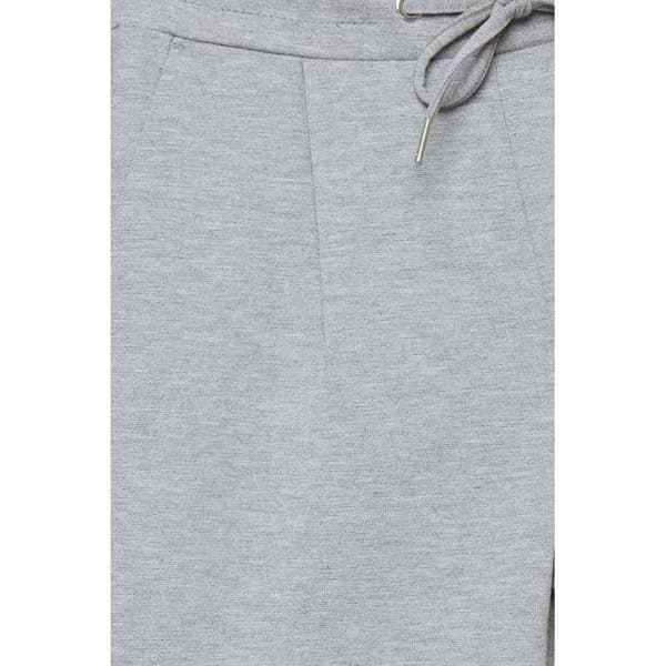 Damsbyxor - Ichi - Kate - Färg gråmelange - Regular fit - Elastisk midja