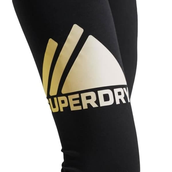 Legging Superdry Dam Mountain sport Svart Syntetisk