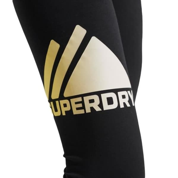 Legging Superdry Dam Mountain sport Svart Syntetisk