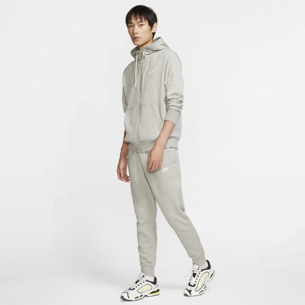 Träningsbyxor - Nike - SPORTSWEAR CLUB - Grå - Dragsko - Sidofickor