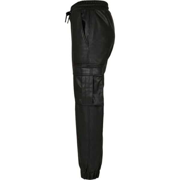 Cargo byxor - Urban Classics - Syntetläder - Elastisk midja - Cargo fickor - Optimal komfort