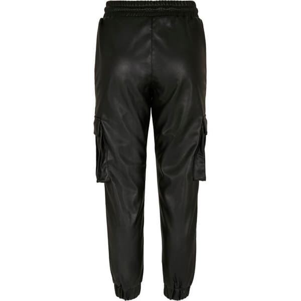 Cargo byxor - Urban Classics - Syntetläder - Elastisk midja - Cargo fickor - Optimal komfort