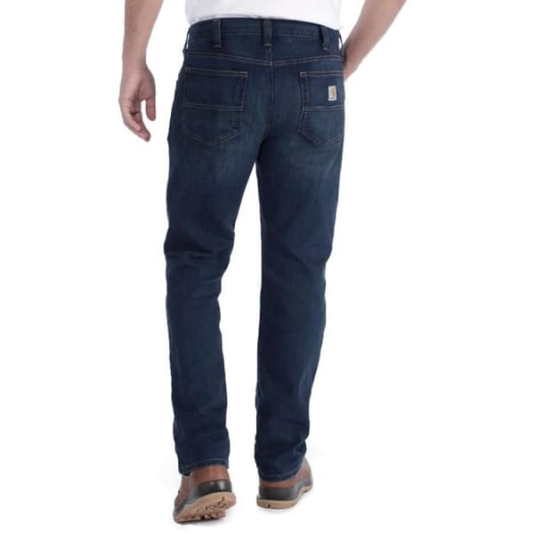 Arbetsbyxor - CARHARTT - RUGGED FLEX - Blå - Slim fit - Hög midja