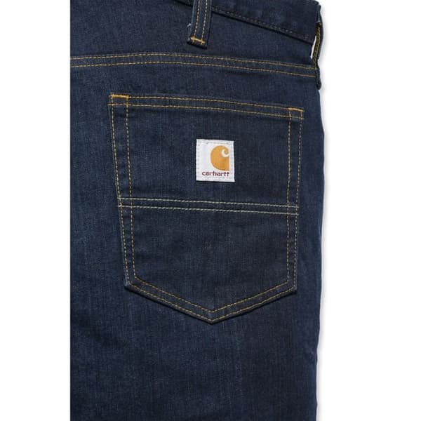 Arbetsbyxor - CARHARTT - RUGGED FLEX - Blå - Slim fit - Hög midja