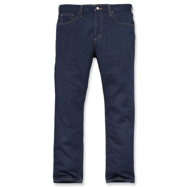 Arbetsbyxor - CARHARTT - RUGGED FLEX - Blå - Slim fit - Hög midja