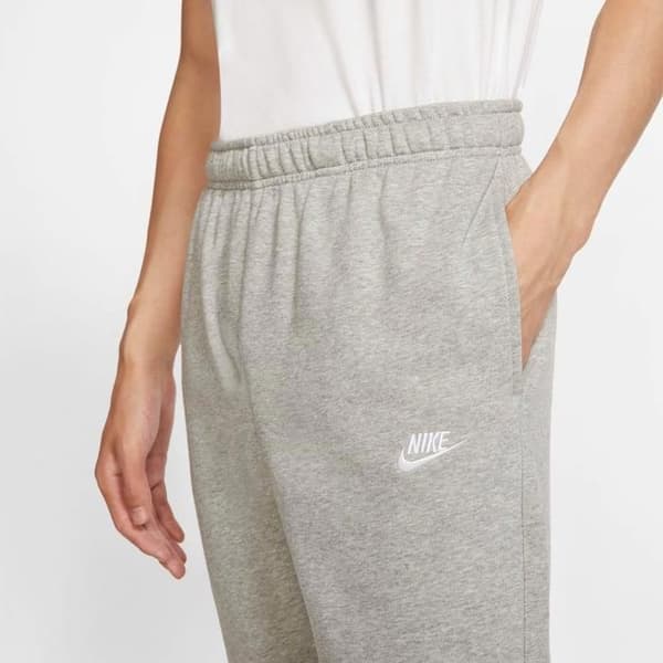 Träningsbyxor - Nike - SPORTSWEAR CLUB - Grå - Dragsko - Sidofickor