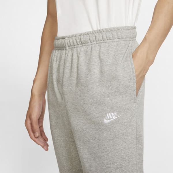 Träningsbyxor - Nike - SPORTSWEAR CLUB - Grå - Dragsko - Sidofickor