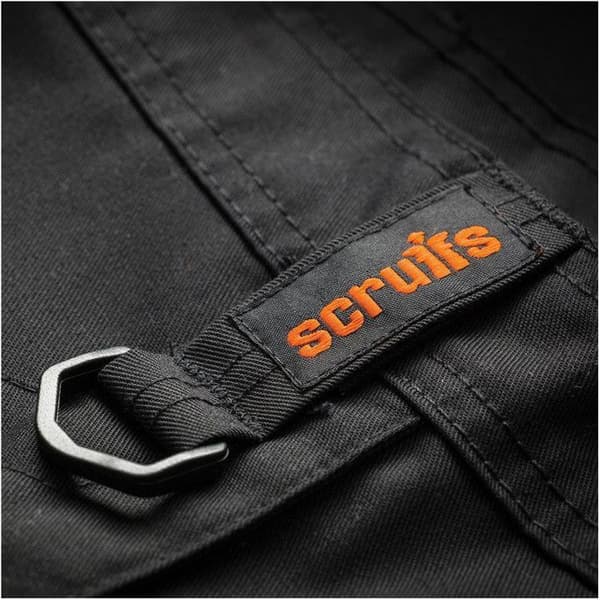 Arbetsbyxor - Scruffs - Worker - Svart - Lätt tyg - Förstärkta fickor