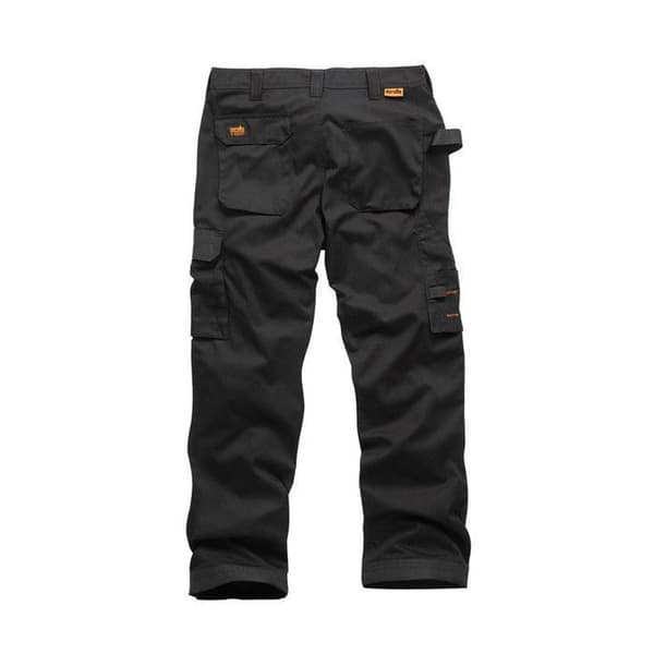 Arbetsbyxor - Scruffs - Worker - Svart - Lätt tyg - Förstärkta fickor