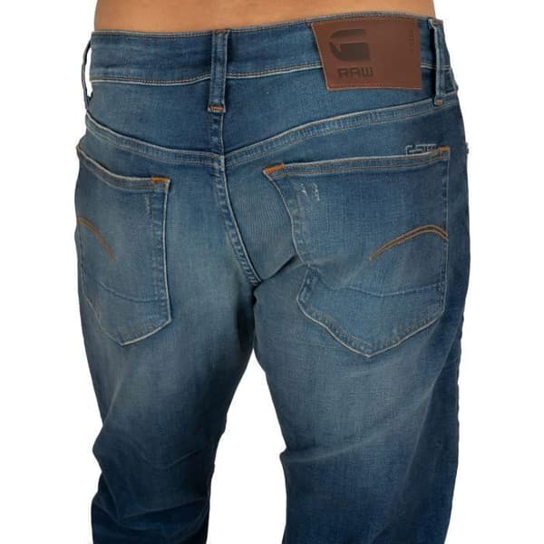 Jean Slim - G-Star - 3301 - Worker Blue Faded - Knappgylft - Design 5 fickor