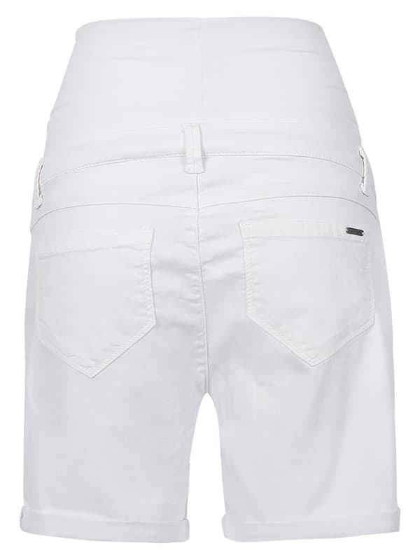 Naisten valkoiset raskausshortsit Bellybutton Maternity