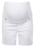Pikkukuva 1 / 4: Naisten valkoiset raskausshortsit Bellybutton Maternity