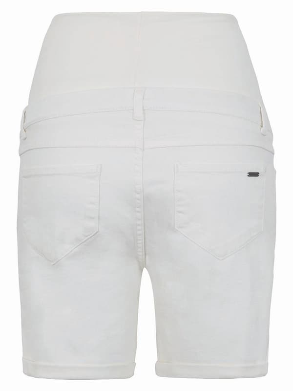 Naisten valkoiset raskausshortsit Bellybutton Maternity