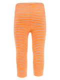 Miniatyrbild 2 av 4: Flickleggings i bomull med orange ränder Lief