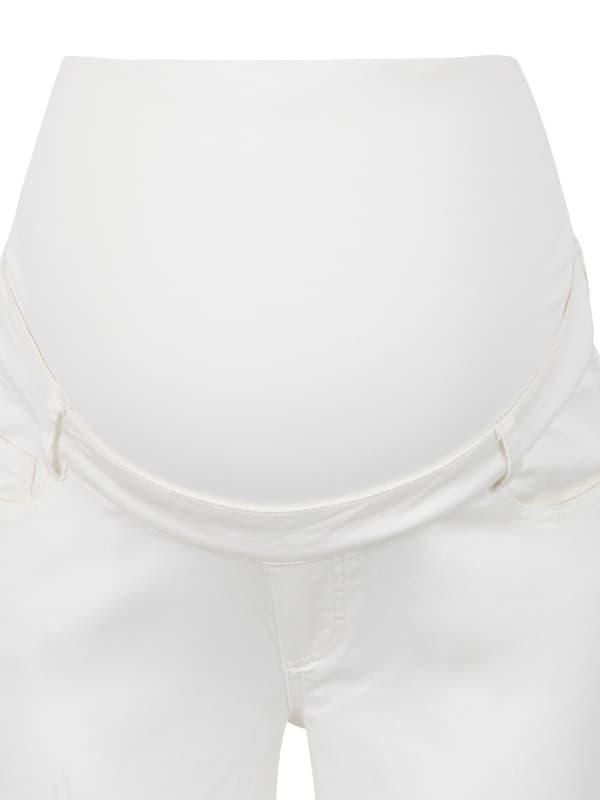 Naisten valkoiset raskaushousut Bellybutton Maternity