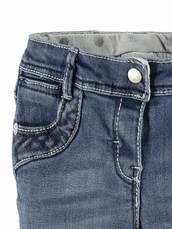 Blå jeans för flickor Kanz