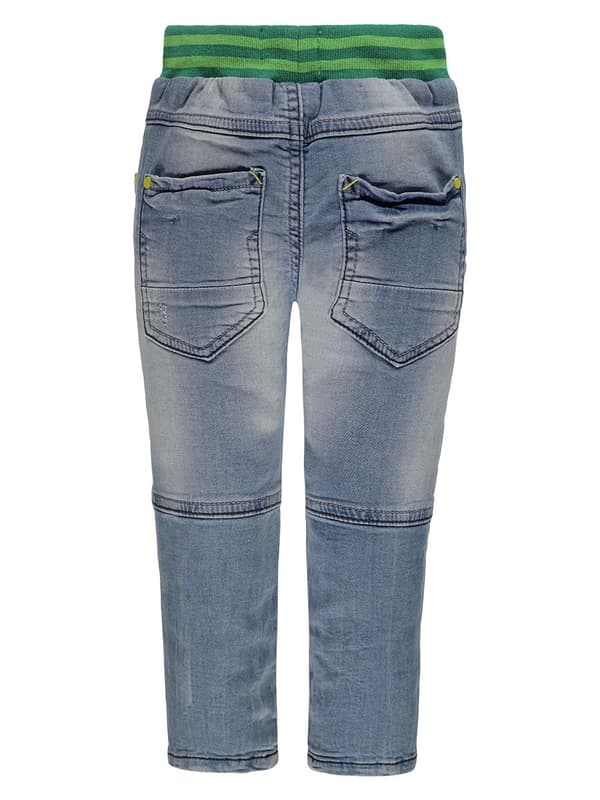 Drengejeans med lommer i blå Kanz