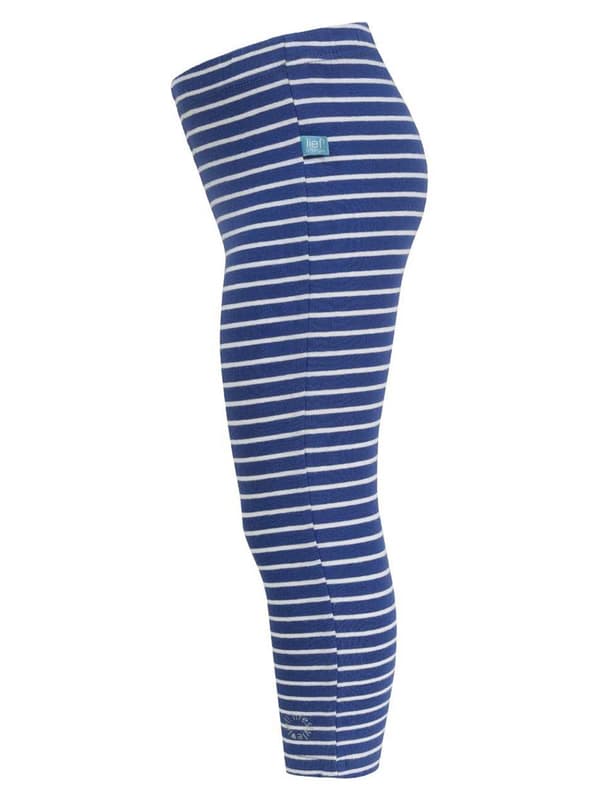 Lief, marinblå randiga leggings för flickor