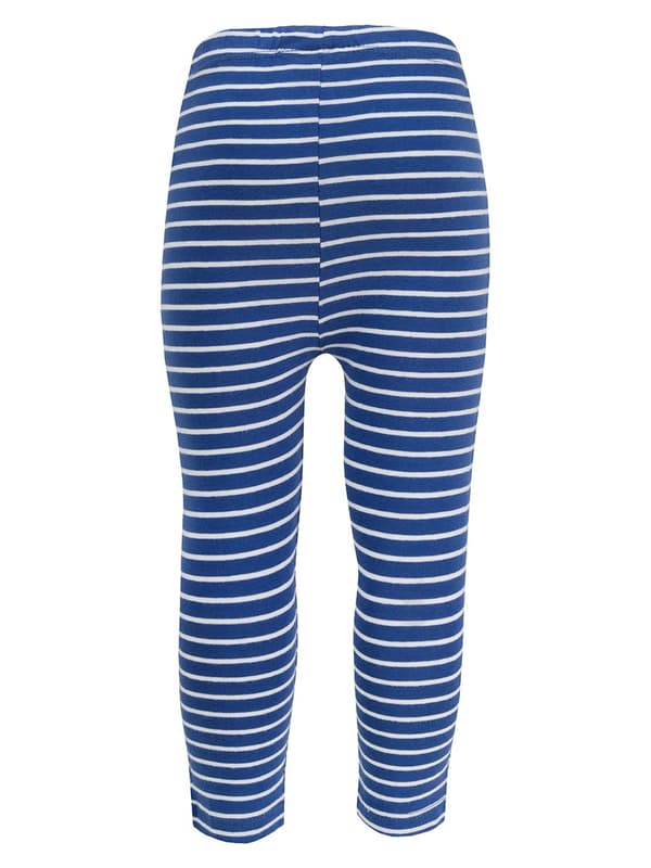 Lief, marinblå randiga leggings för flickor