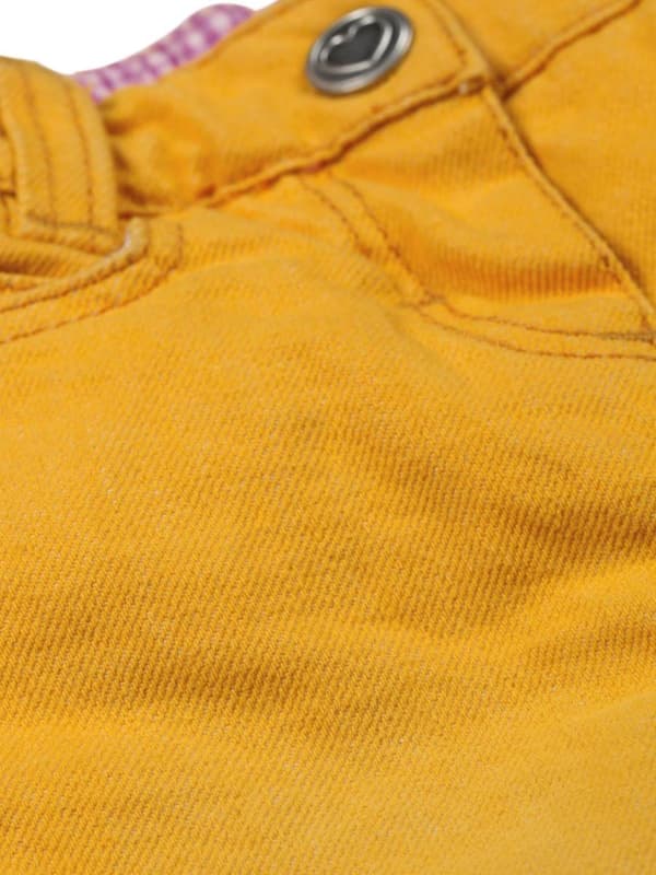 Gula Kanz-tygbyxor för babyflickor