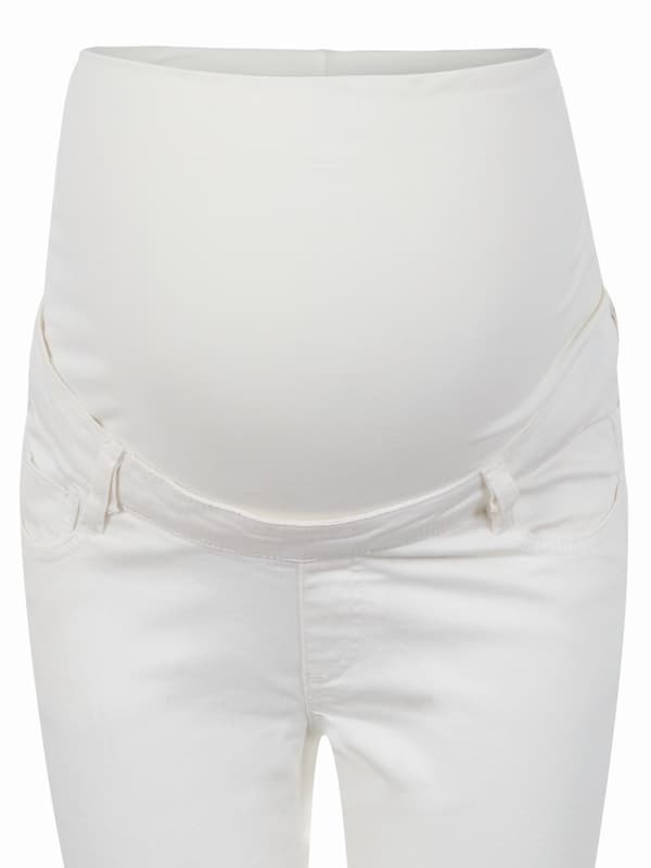 Naisten valkoiset raskaushousut Bellybutton Maternity