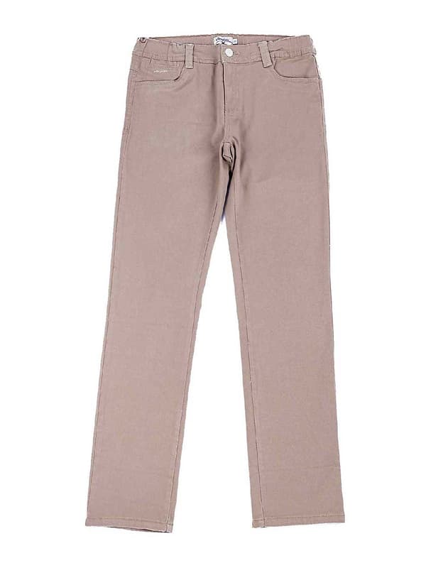 Beige smala flickbyxor Olimpias