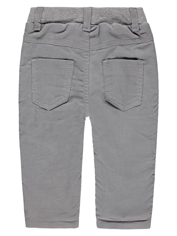 Kanz Grå Corduroy Baby Pojkbyxor