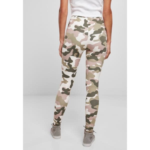 Legging dam - Urban Classics - Camo tech - Hög midja - Justerbar komfort - Kamouflage mönster