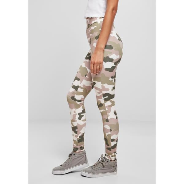 Legging dam - Urban Classics - Camo tech - Hög midja - Justerbar komfort - Kamouflage mönster