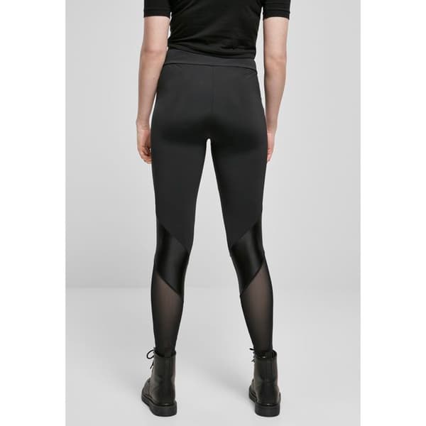 Höga leggings dam Urban Classics mixed tech