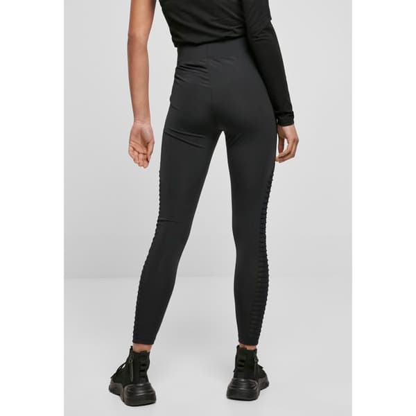 Leggins dam - Urban Classics - Hög midja - Biker stil - Transparent tyg - Bekväm