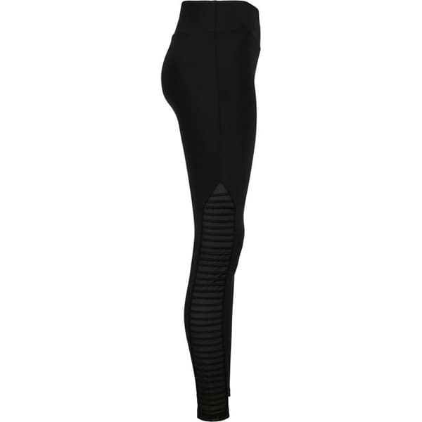 Leggins dam - Urban Classics - Hög midja - Biker stil - Transparent tyg - Bekväm
