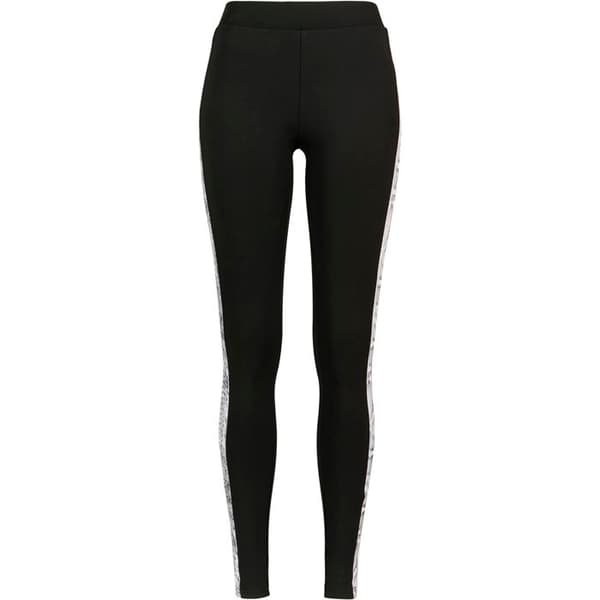 Tights dam - Urban Classic - Randig - Ormskinnsprint - Elastisk midja - Flerfärgad svart