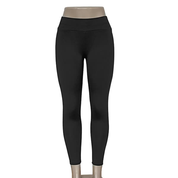 INF Högmidjade Svarta Yogabyxor - Ultimat Komfort & Stil S