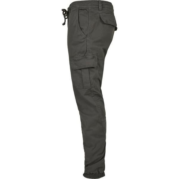 Cargobyxor - URBAN CLASSICS - Antracit - 100% bomull - Regular passform - Elastisk